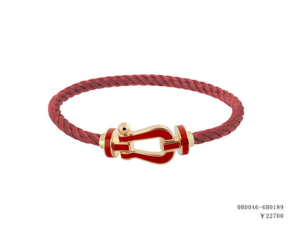 FLD-0B0045-6B0112 Large painted horseshoe bracelet guest version