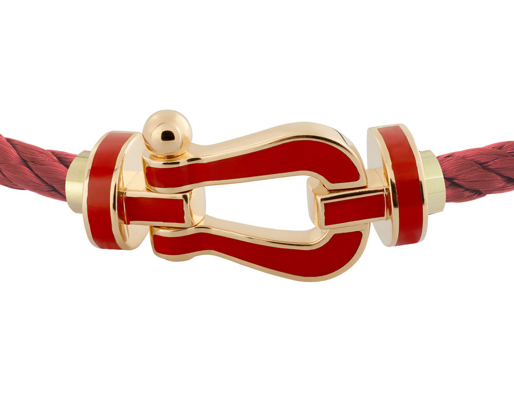 FLD-0B0045-6B0112 Large painted horseshoe bracelet guest version