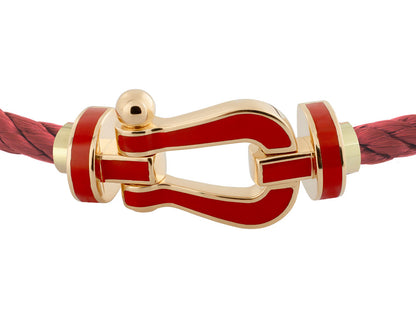 FLD-0B0045-6B0112 Large painted horseshoe bracelet guest version