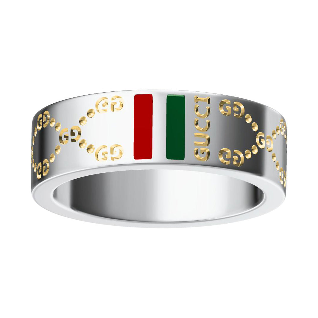 GC-315721 Wide Flat Double G Ring