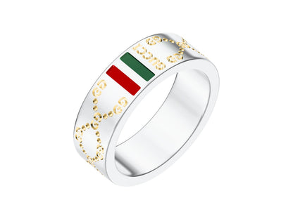 GC-315721 Wide Flat Double G Ring