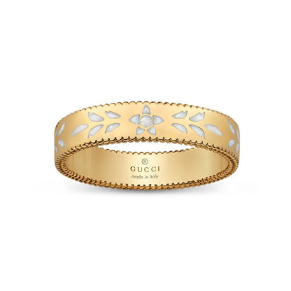 GC-434541 4mm wide pattern ceramic flat ring