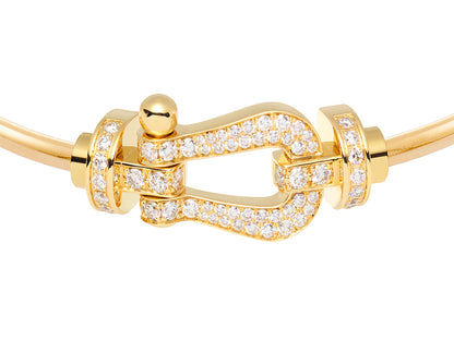 FLD-0B0050-6B0938 gold inlaid large hollow tube bracelet