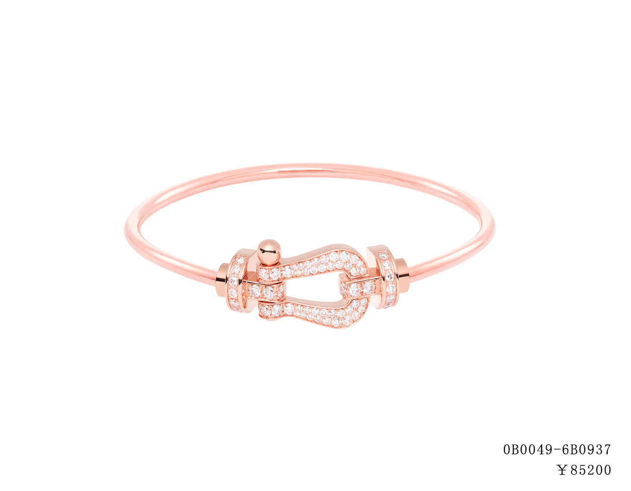 FLD-0B0050-6B0938 gold inlaid large hollow tube bracelet