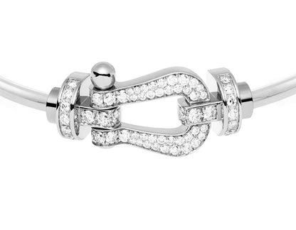 FLD-0B0050-6B0938 gold inlaid large hollow tube bracelet