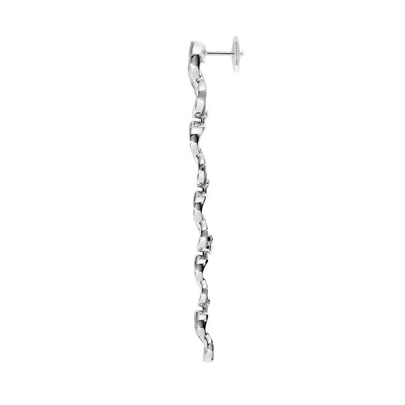 FLD-8J0266 detachable figure-eight twisted rope earrings