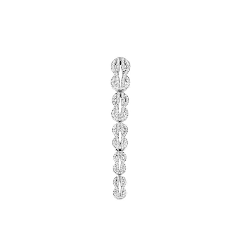 FLD-8J0266 detachable figure-eight twisted rope earrings