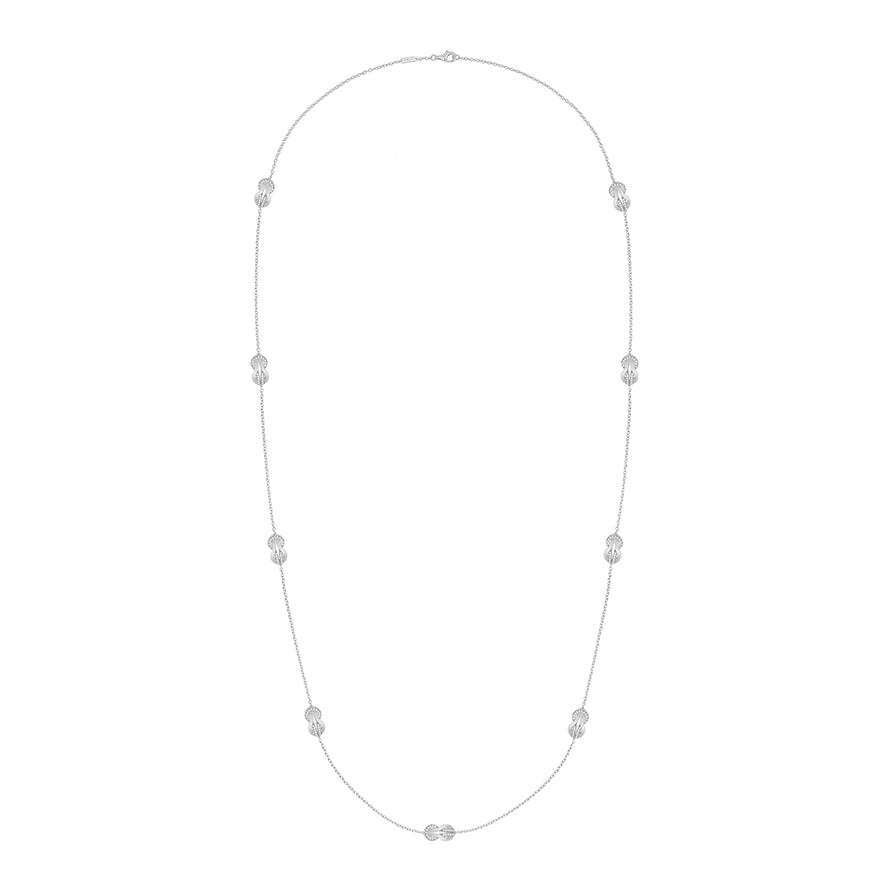 FLD-7J0290 twisted rope long necklace