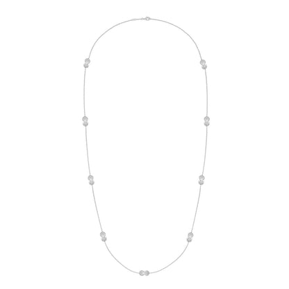 FLD-7J0290 twisted rope long necklace