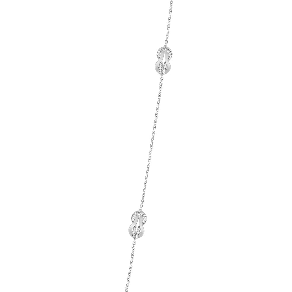 FLD-7J0290 twisted rope long necklace