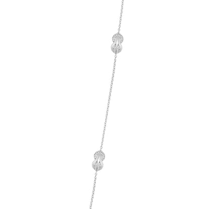 FLD-7J0290 twisted rope long necklace