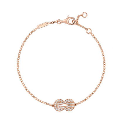 FLD-6B1019 8-figure twisted rope bracelet with one side full of agate and one side full of diamonds