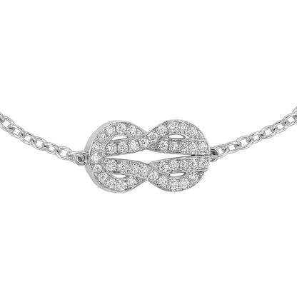 FLD-6B1001 twisted rope 8-character 3-twist rope full diamond bracelet