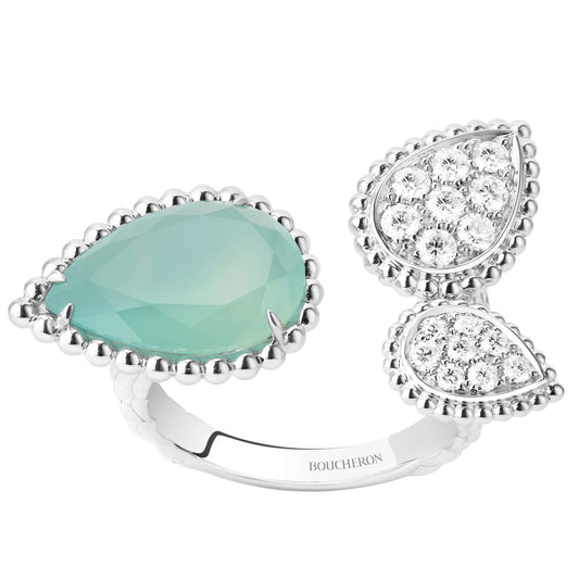 BSL-6533701 Water Drop Master Stone Lotus Root Ring