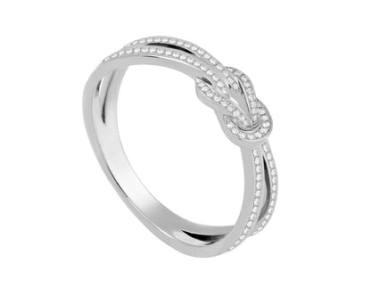 FLD-4B0885 twisted rope full diamond small bracelet customer version
