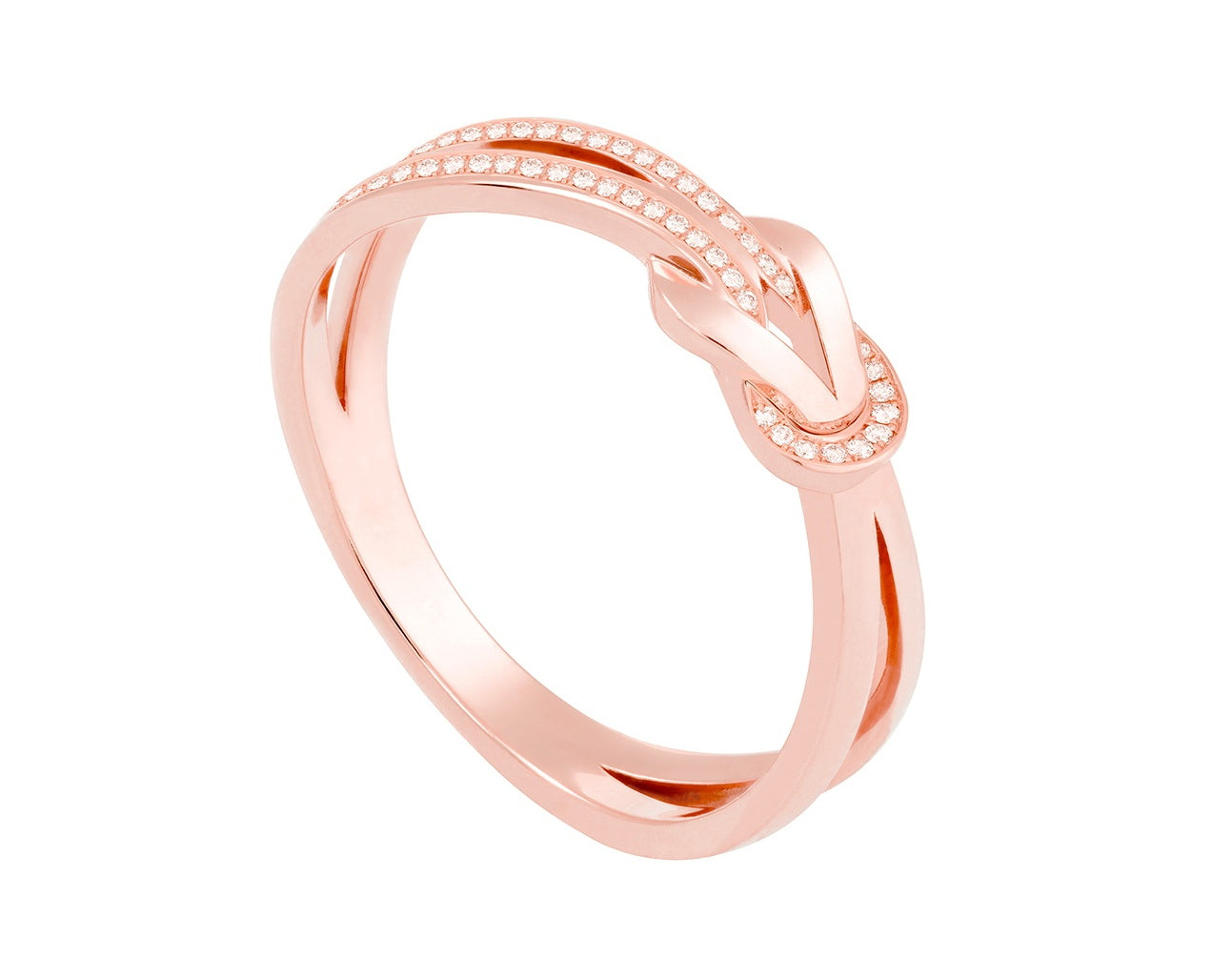 FLD-4B0883, twisted rope style, half diamond, small size