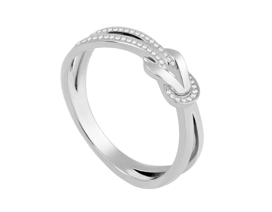 FLD-4B0883, twisted rope style, half diamond, small size