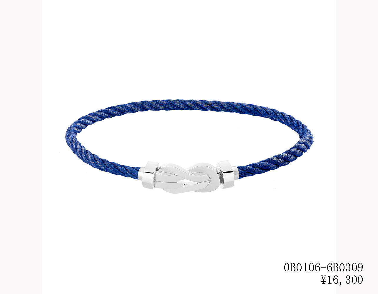 FLD-0B0104-6B0279 twisted rope light gold medium size bracelet guest version