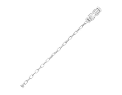 FLD-0B0098-6B0351, twisted rope style, half diamond, large size, gold chain