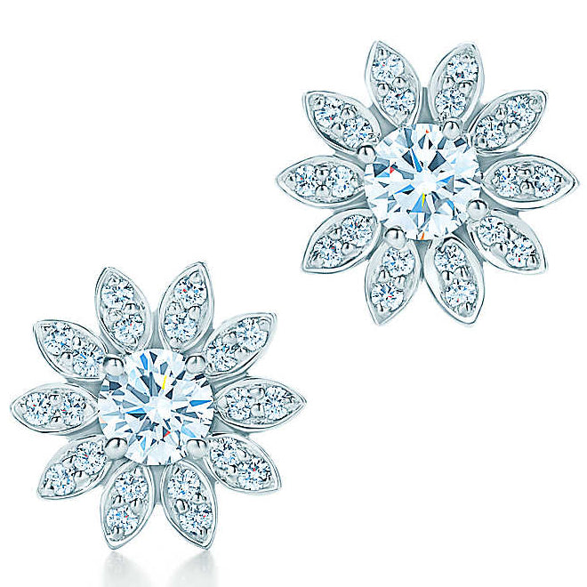 TIF56414833 four-prong round diamond horseeye earrings