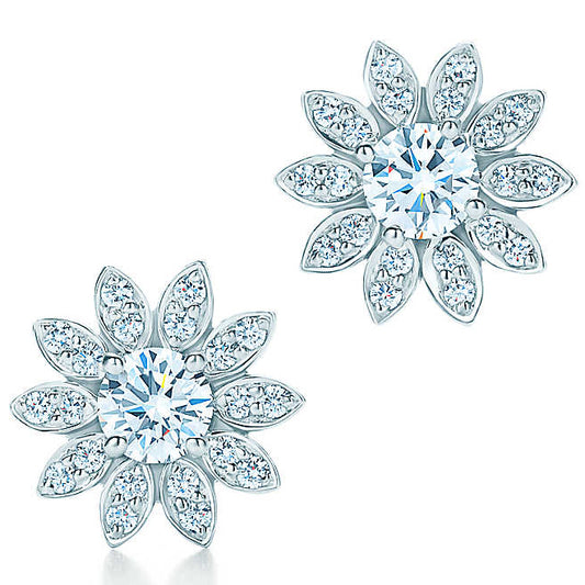 TIF56414833 four-prong round diamond horseeye earrings