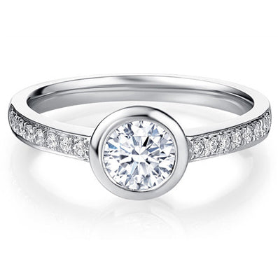 TIF25488724 Baotong half diamond straight arm diamond ring 11#