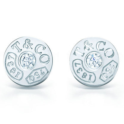 TIF47840629 round single diamond earrings