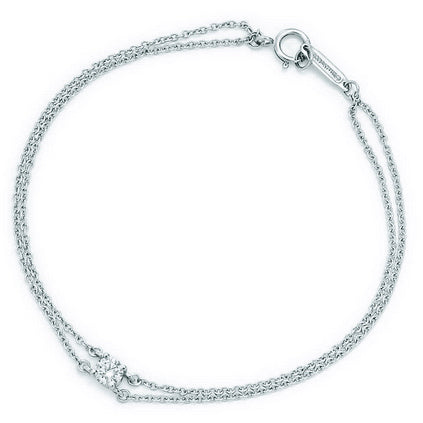 TIF60144493 Cross four-claw single diamond bracelet