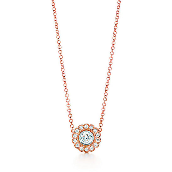 TIF11571251 dewdrop pavé stone chain pendant