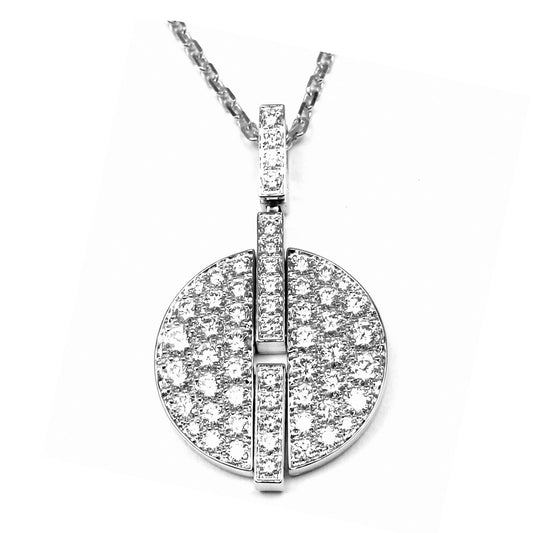 KDY-T3954542 full diamond round cake pendant-2
