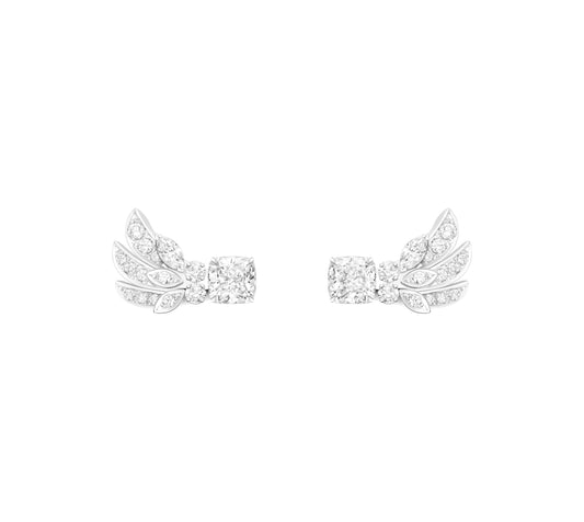BJ-G38TR200 horse eye leaf wing earrings