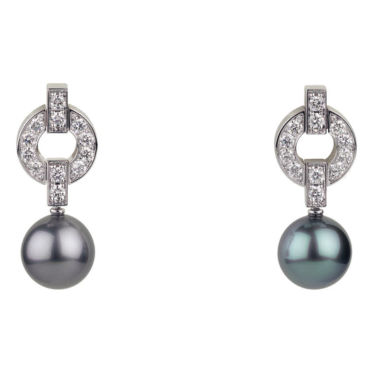 KDY-B8039600 Chinese character pearl earrings