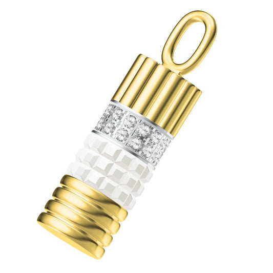 BSL-9511209 chocolate pendant with diamonds, full of diamonds
