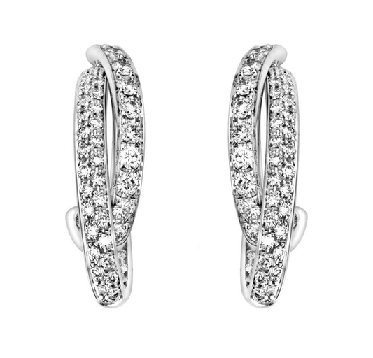 BJ-G38PY600 cross C-shaped earrings