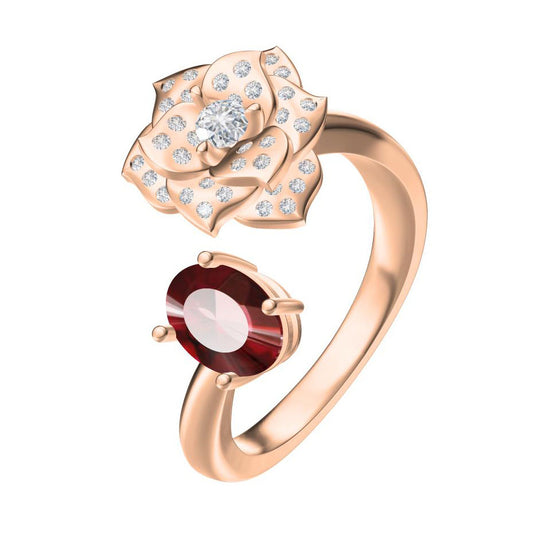 BJ-G34U12906 open flower ring