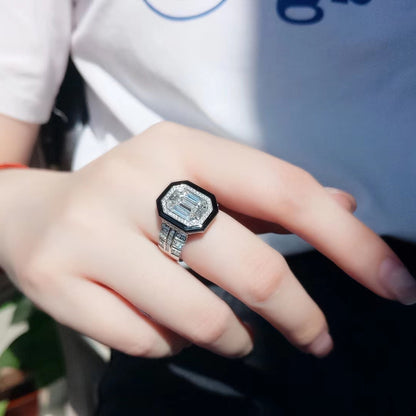BSL-8215020 octagonal stone ring