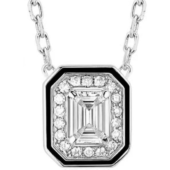 BSL-7472546 Four Claws and Octagonal Diamond Pendant