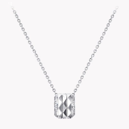 GLF-RGP703 triangular diamond face pendant
