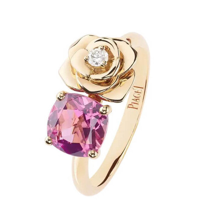 BJ-G34UV400 flower ring (main stone 7x7mm)