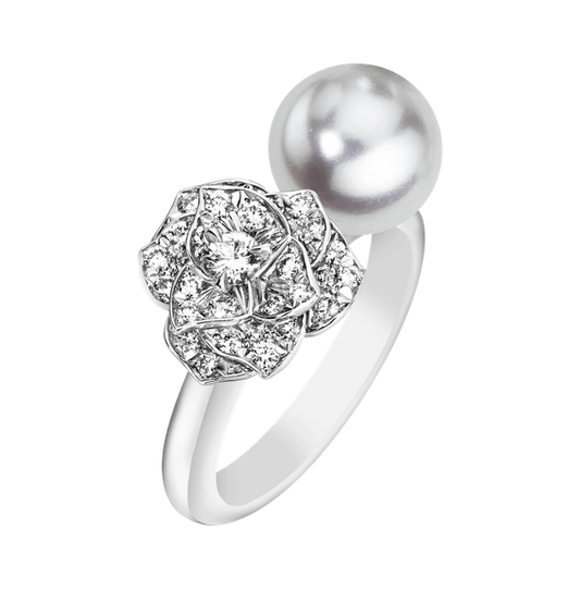 BJ-G34UU100 floral pearl ring