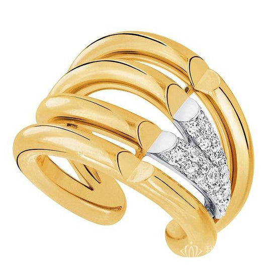 LV-Q9O65A letter V ring
