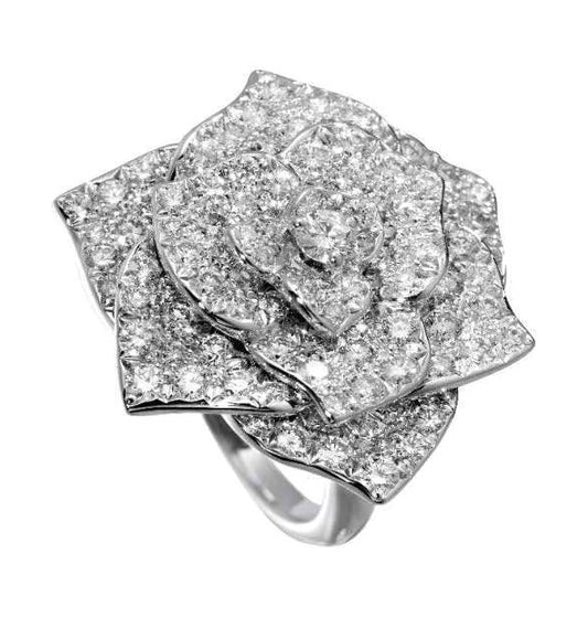 BJ-G34U6600 Rose Full Diamond Ring