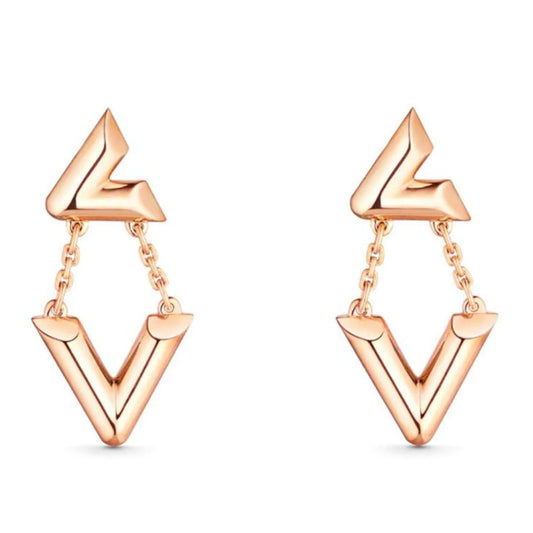 LV-Q96972 triangular V-shaped earrings