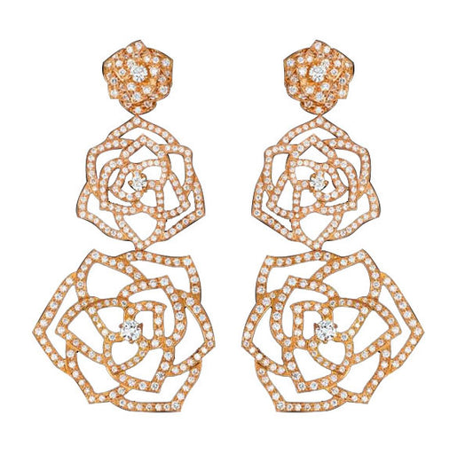 BJ-G38U0063 flower earrings