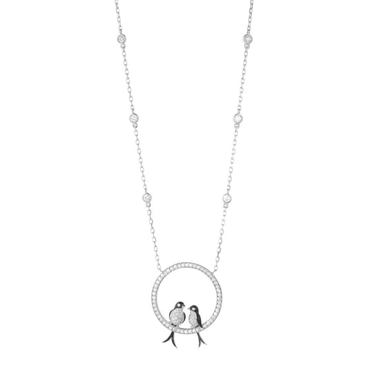 BSL-JPN00505 swallow chain pendant necklace