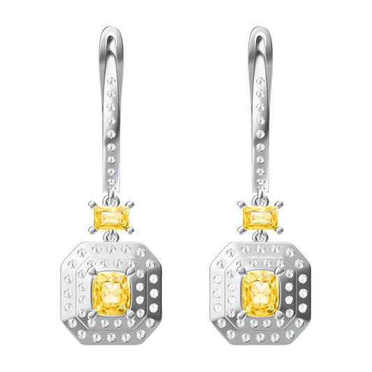 GLF-7832552 small octagonal stone earrings