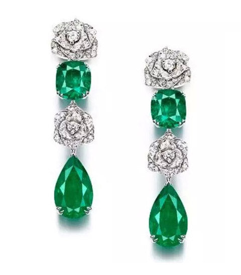 BJ-G38LY700 rose earrings