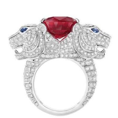 BSL-9463499 Double Headed Tiger Ring