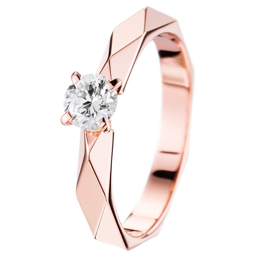 BSL-JSL00096 rhombus, main diamond, polished gold arm