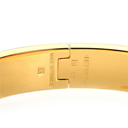爱H仕-H7001F23 10mm光金字母H滴胶手镯17#